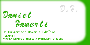 daniel hamerli business card